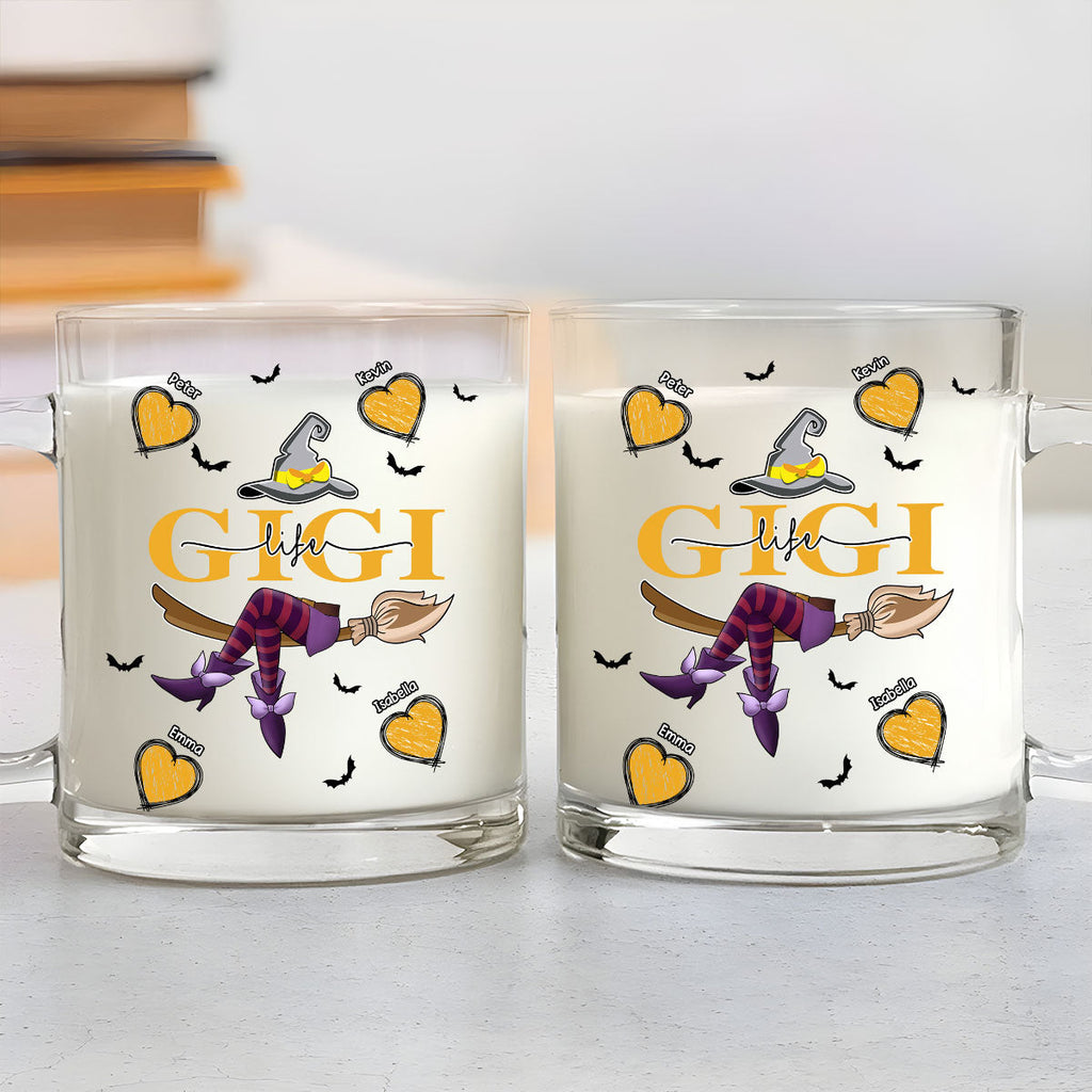 Grandma Life Witch - Personalized Glass Mug