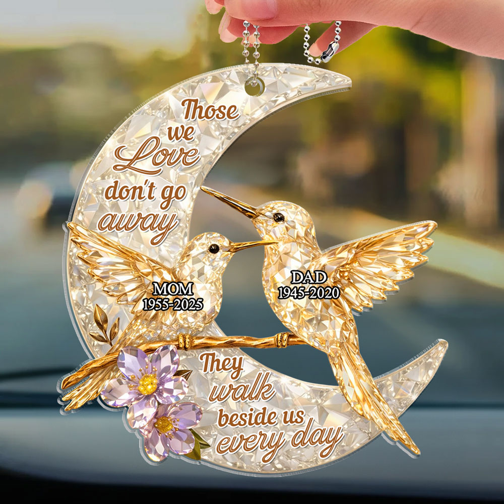 They Never Go Away Golden Ver - Personalized 3D Effect Car Ornament