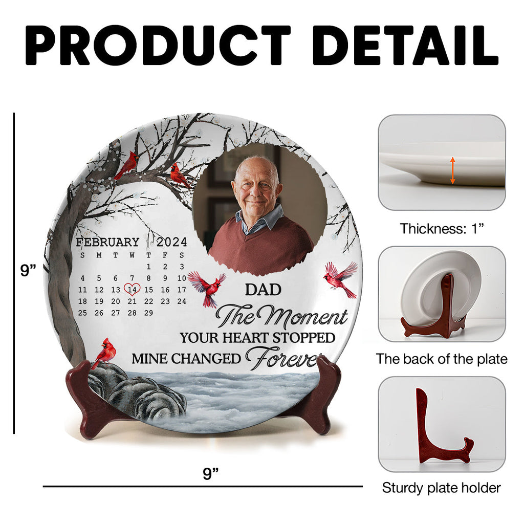 My Heart Changed Forever - Personalized Plate