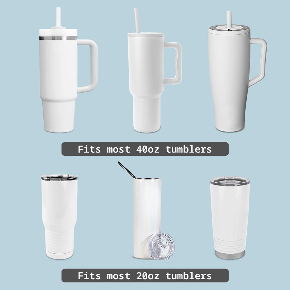 Glitter Alphabet Cartoon - Personalized Water Bottle Carrier Bag