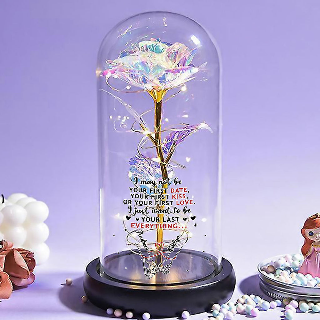 Your Last Everything - Personalized Sparkly Rose