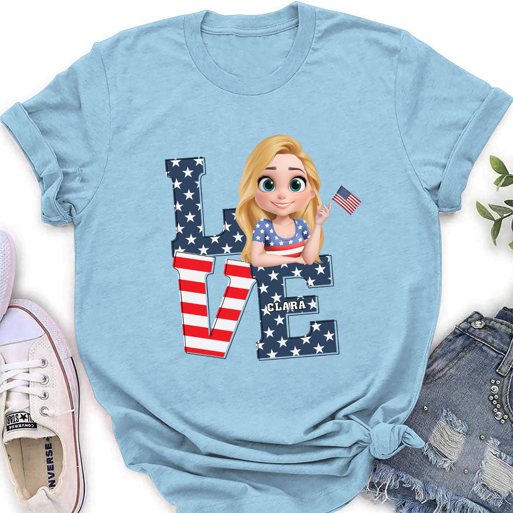 Custom Christmas & Birthday Keepsake Gift • Love Peace - Personalized Shirt