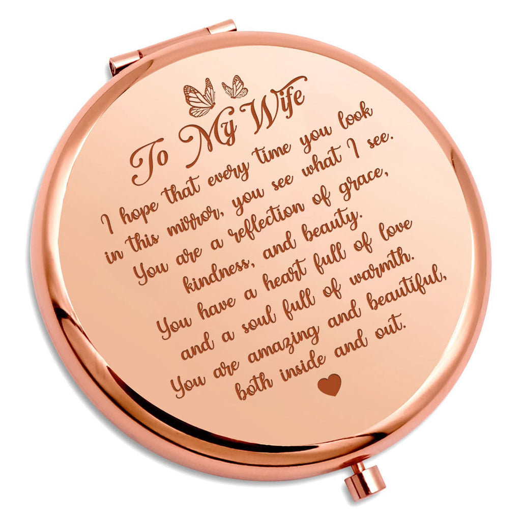 Forever Beautiful In My Eyes - Personalized Compact Mirror