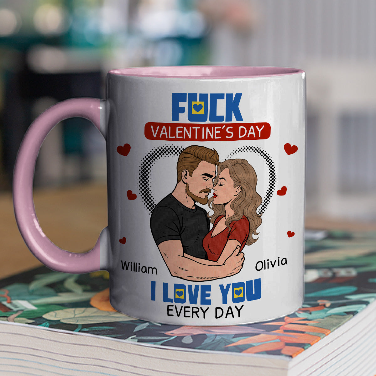 Custom Anniversary Keepsake Gifts For Couple • I Do Not Care - Personalized Accent Mug