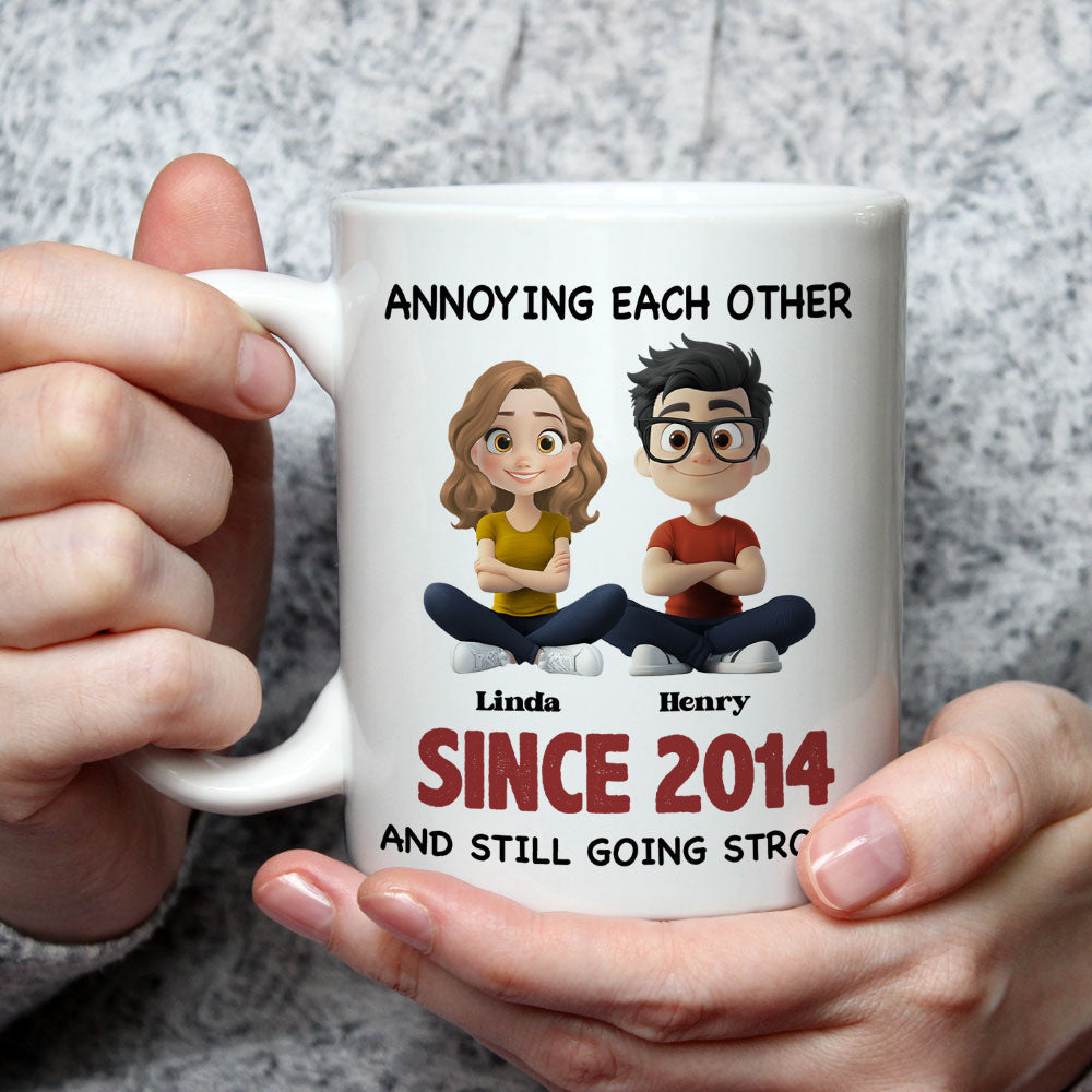 Custom Anniversary Keepsake Gifts For Couple • Together Forever - Personalized Coffee Mug