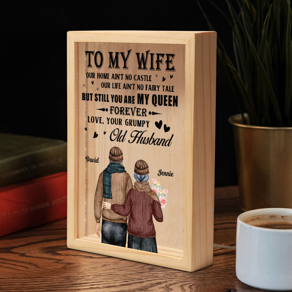 My Queen Forever - Personalized Frame Light Box