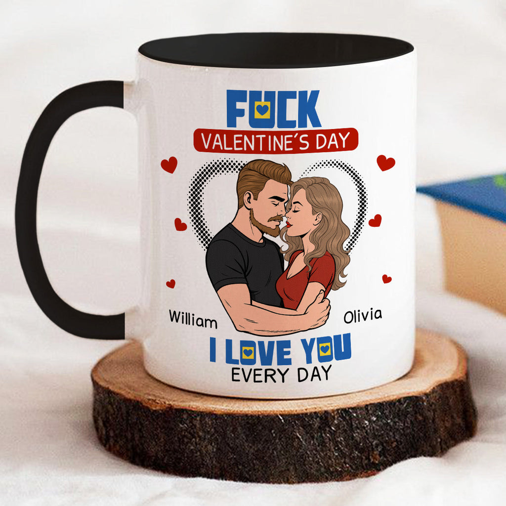 Custom Anniversary Keepsake Gifts For Couple • I Do Not Care - Personalized Accent Mug