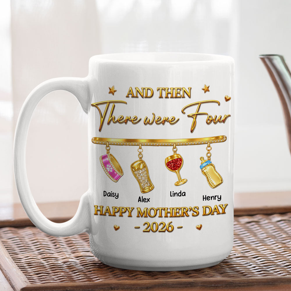 Custom First Mother's Day, Christmas Gift for New Mom • Our Family Grew - Personalized 3D Inflated Effect Mug