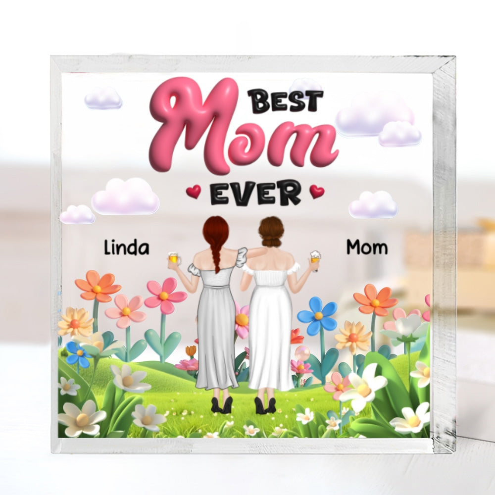 Custom Mother's Day Decor, Gift for Mom & Grandma • Great Motherly Love - Personalized Acrylic Plaque