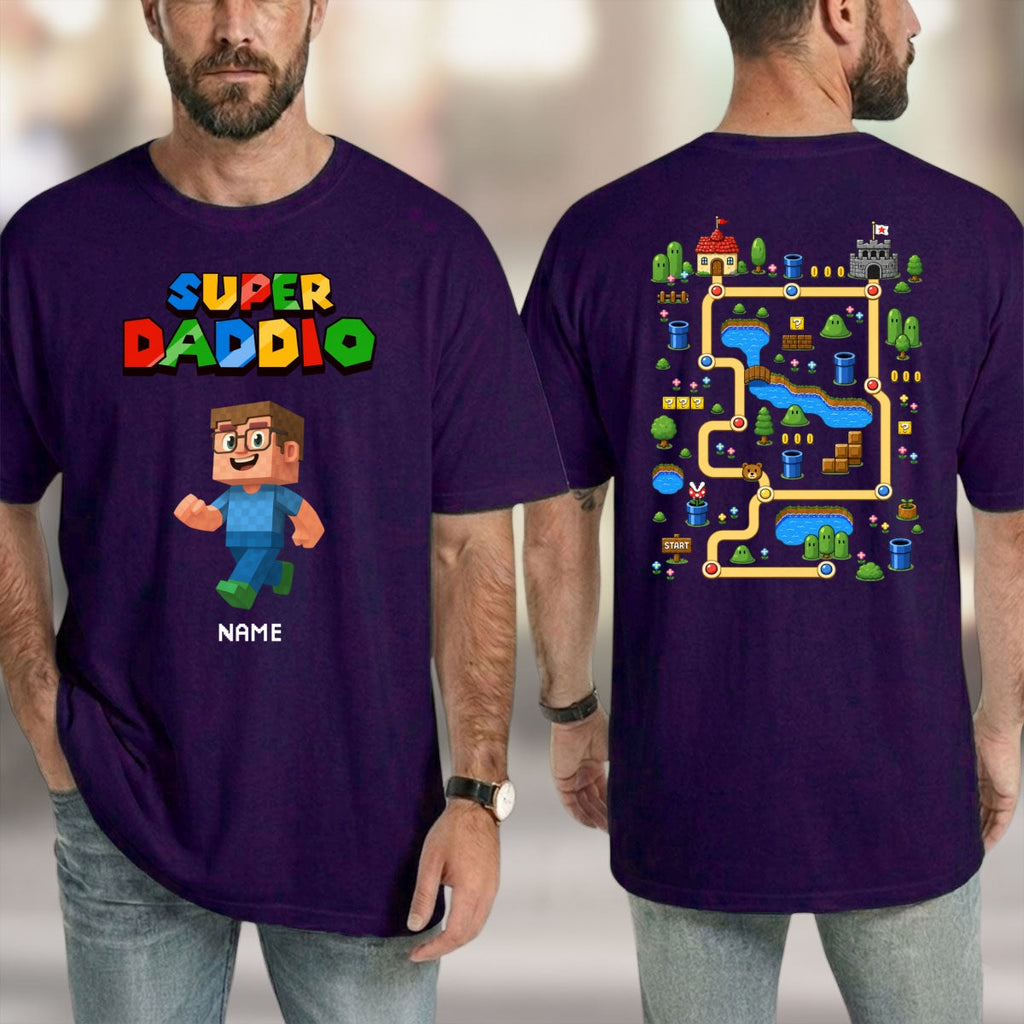 Custom Father's Day, Special Gift for Dad & Grandpa • Daddy Play Game With Us - Personalized Shirt