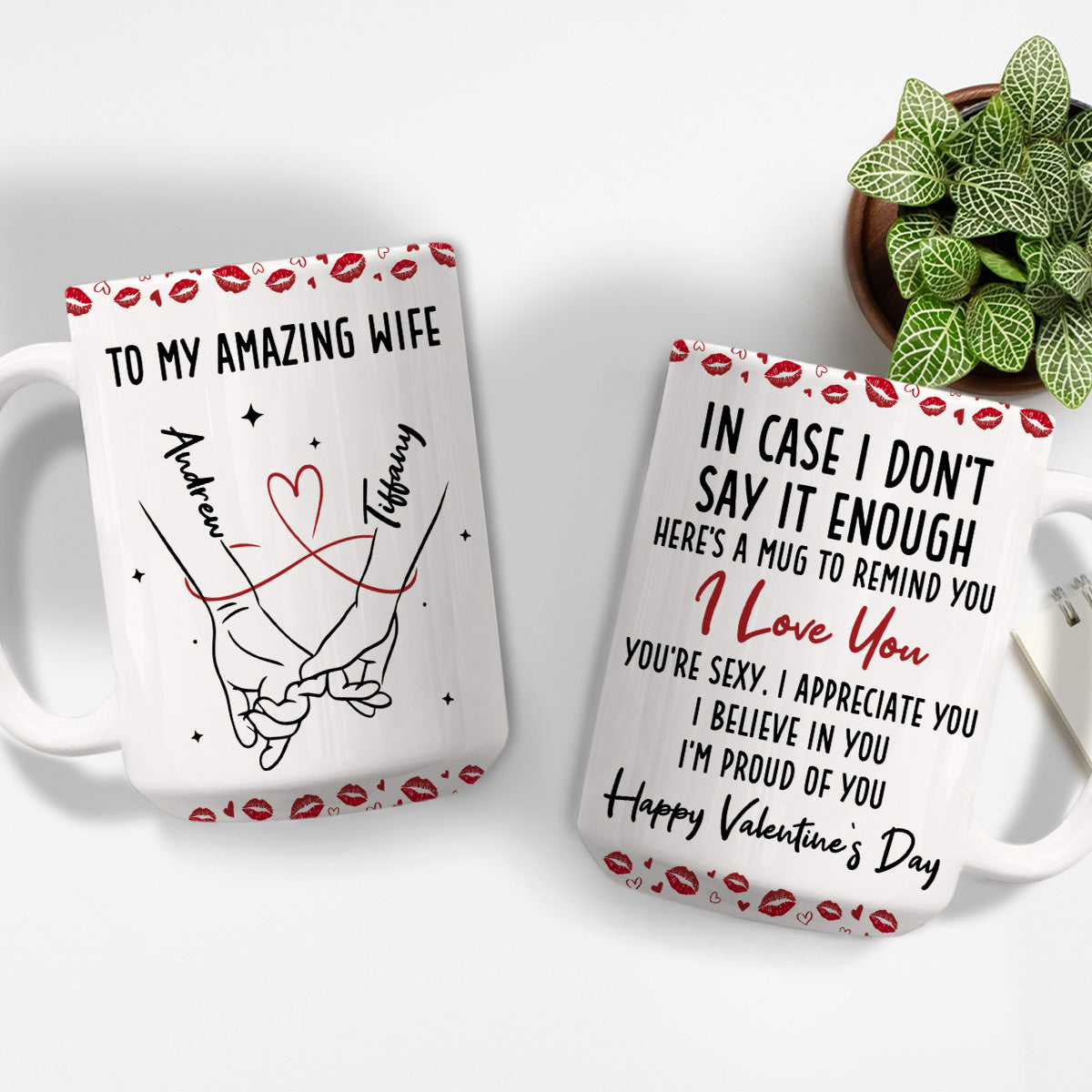 Custom Anniversary Keepsake Gifts For Couple • You And Me We Got This Valentine - Personalized Coffee Mug