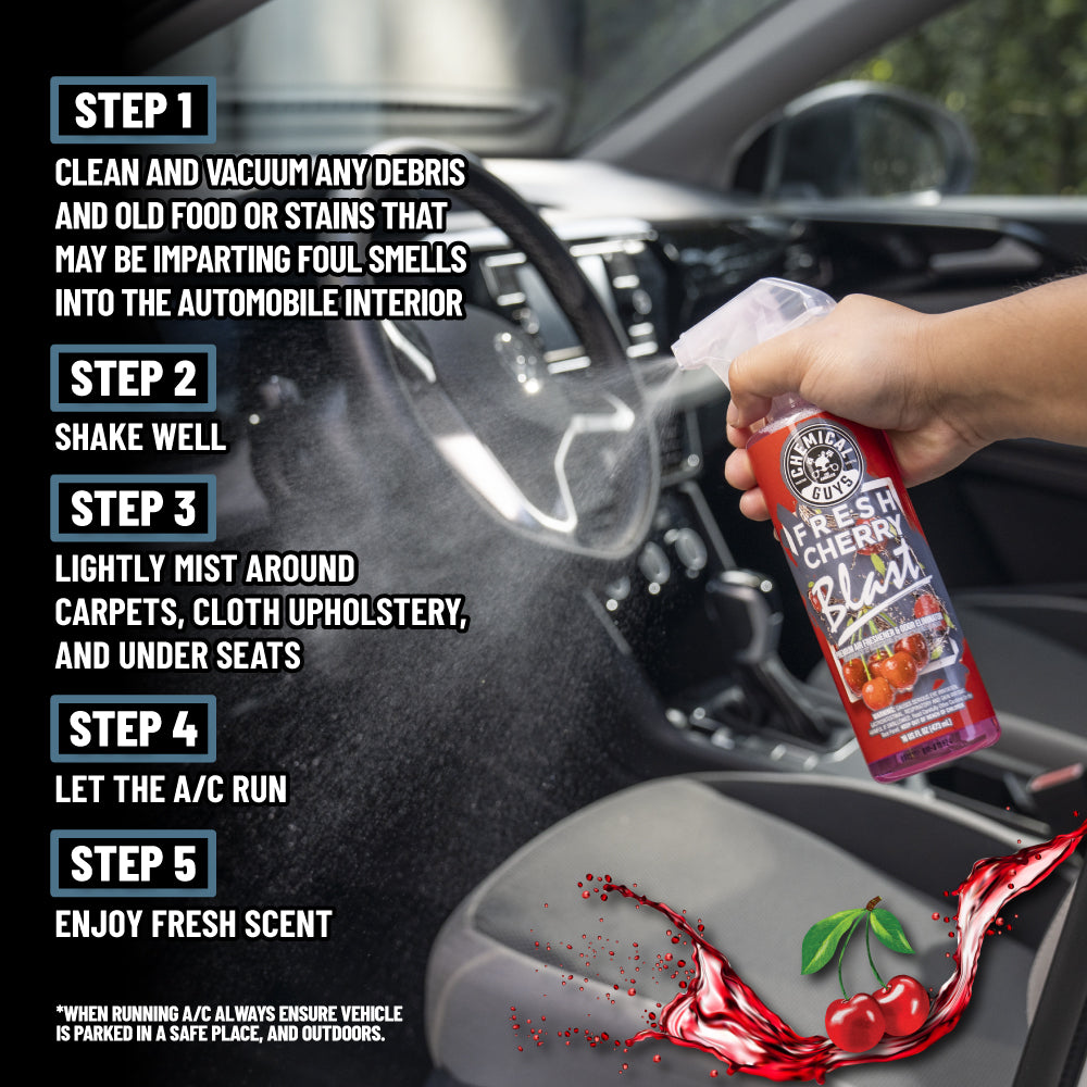 Cherry Blast Air Freshener Spray & Hanging Kit - image 5