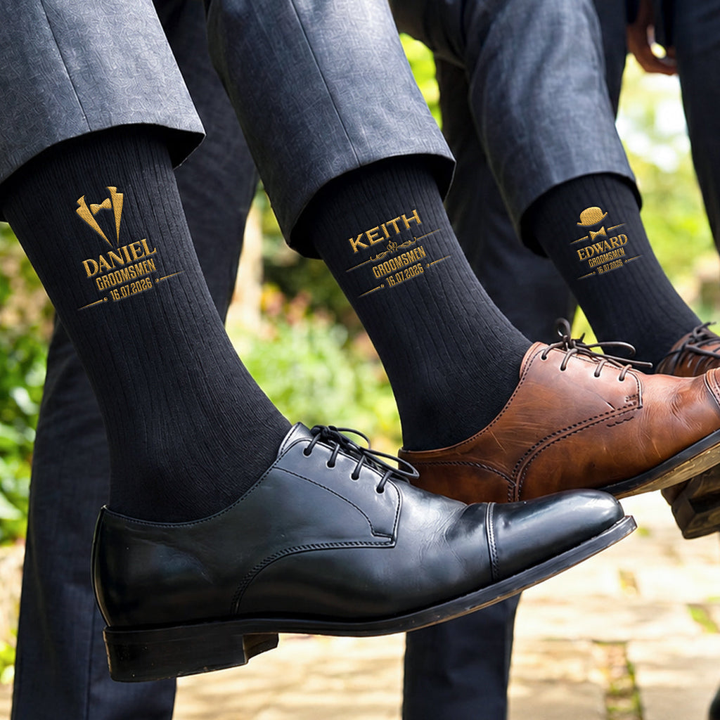 Best Groom Ever - Personalized Men Socks