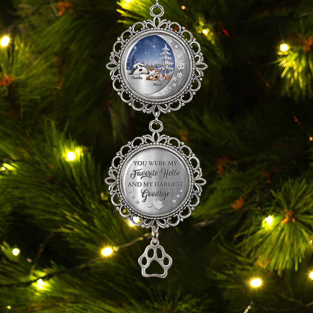 Custom Keepsake Christmas Ornament •  Beside You - Personalized Charming Ornament