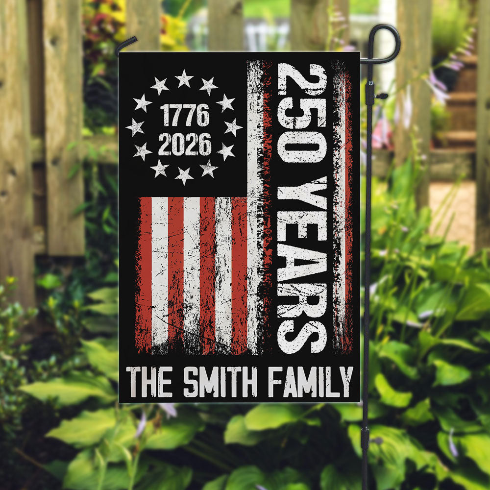 Liberty Lives In Our Home - Personalized Flag