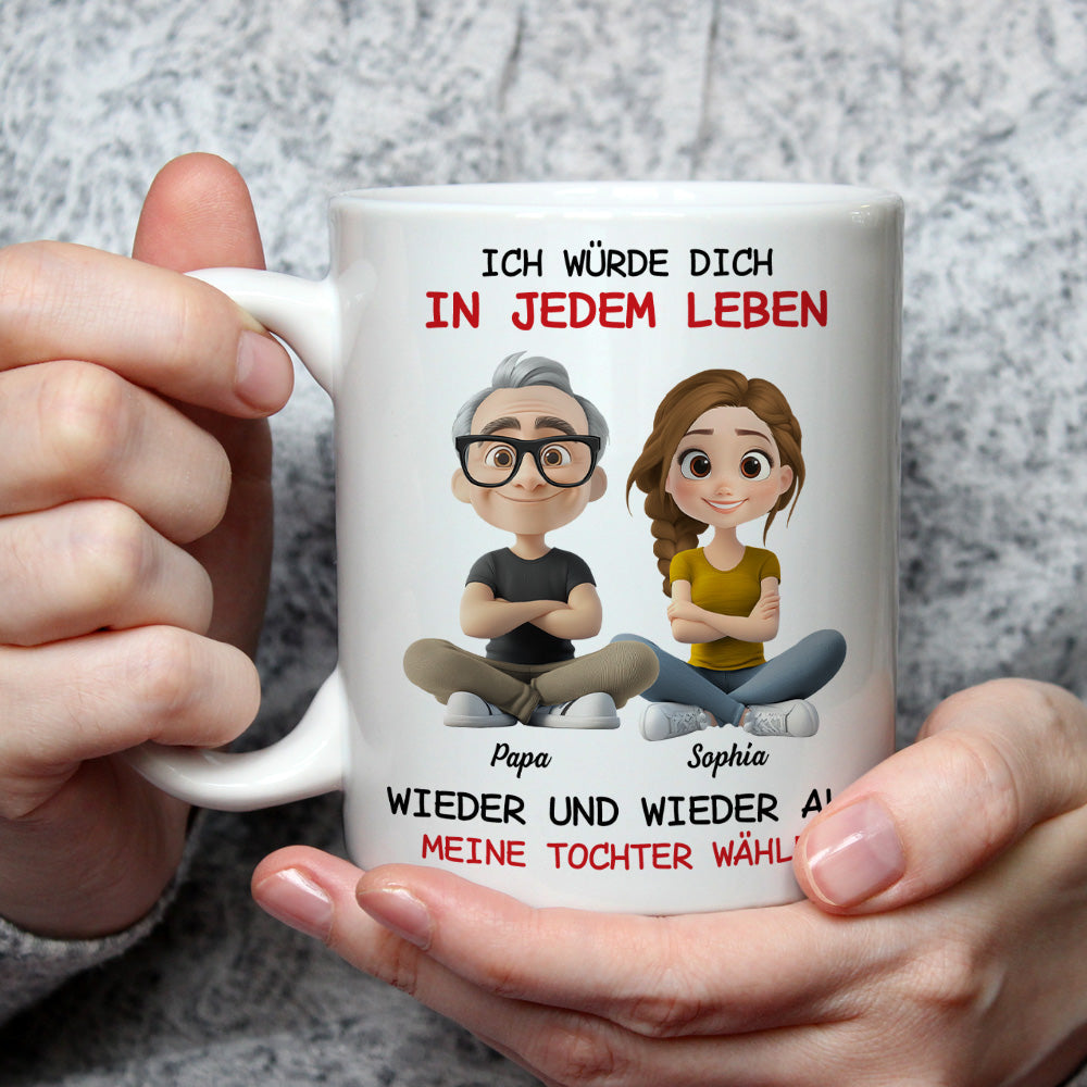 Custom Christmas & Birthday Gift for Daughter • Immer deine Wahl – Personalisierte Tasse