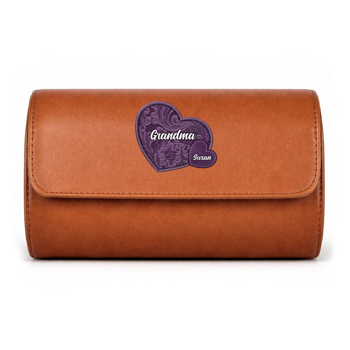 Little Sweethearts - Personalized Leather Watch Case
