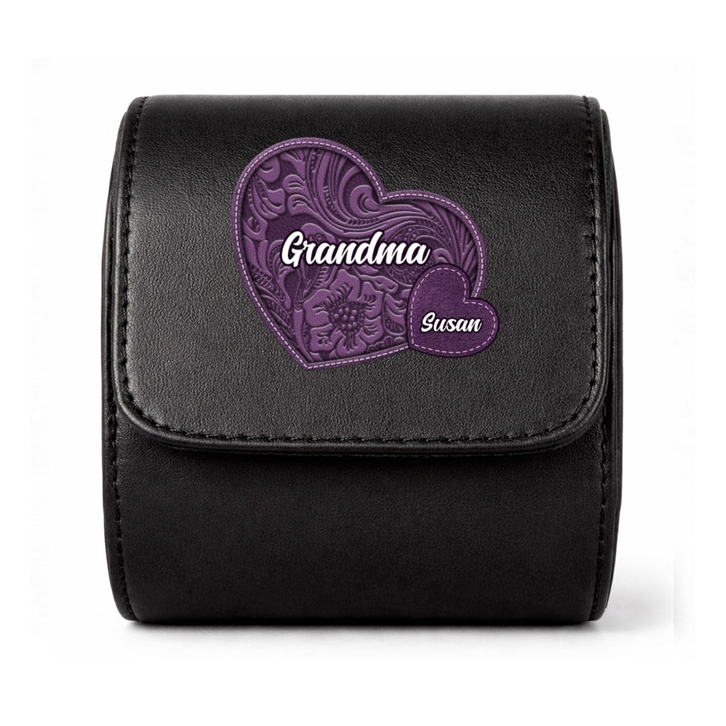 Little Sweethearts - Personalized Leather Watch Case