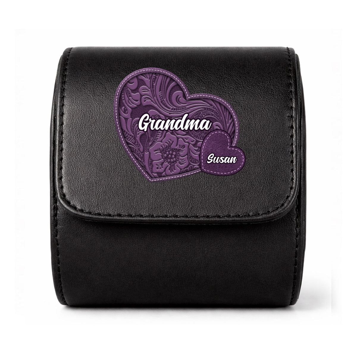 Little Sweethearts - Personalized Leather Watch Case