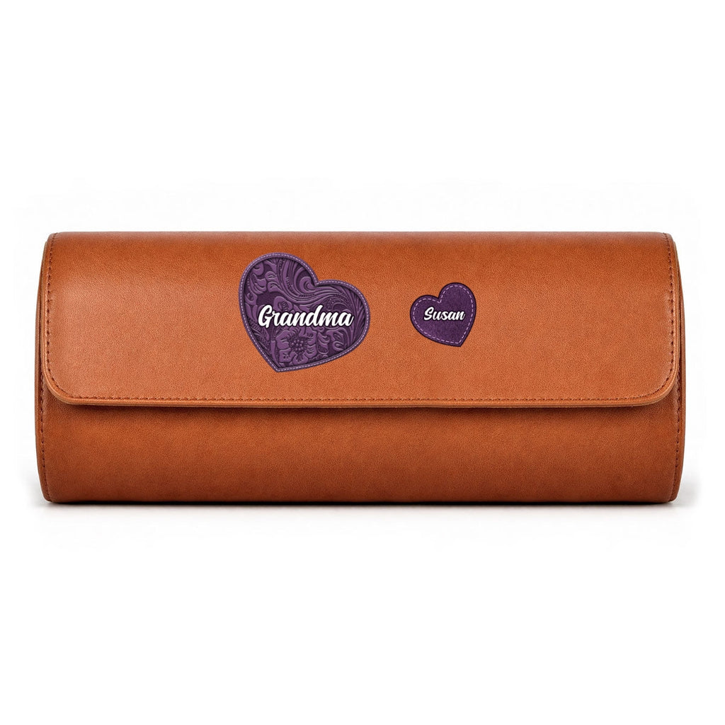 Little Sweethearts - Personalized Leather Watch Case