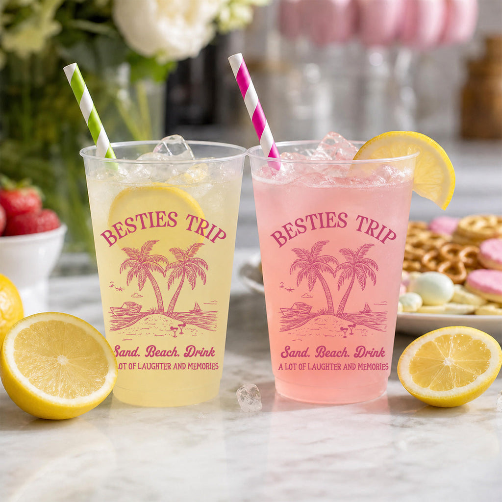 Friends Trip - Personalized Frosted Cup