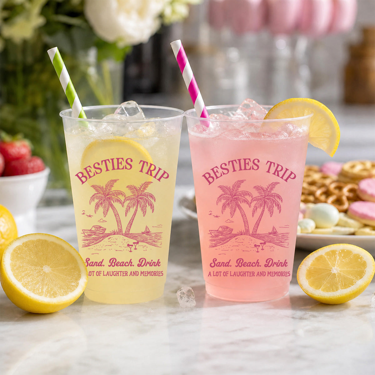 Friends Trip - Personalized Frosted Cup