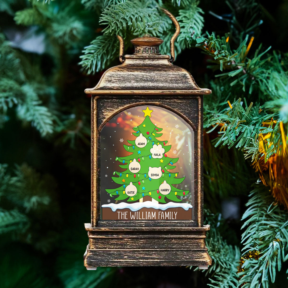 Merry Christmas - Personalized Christmas Wind Lamp