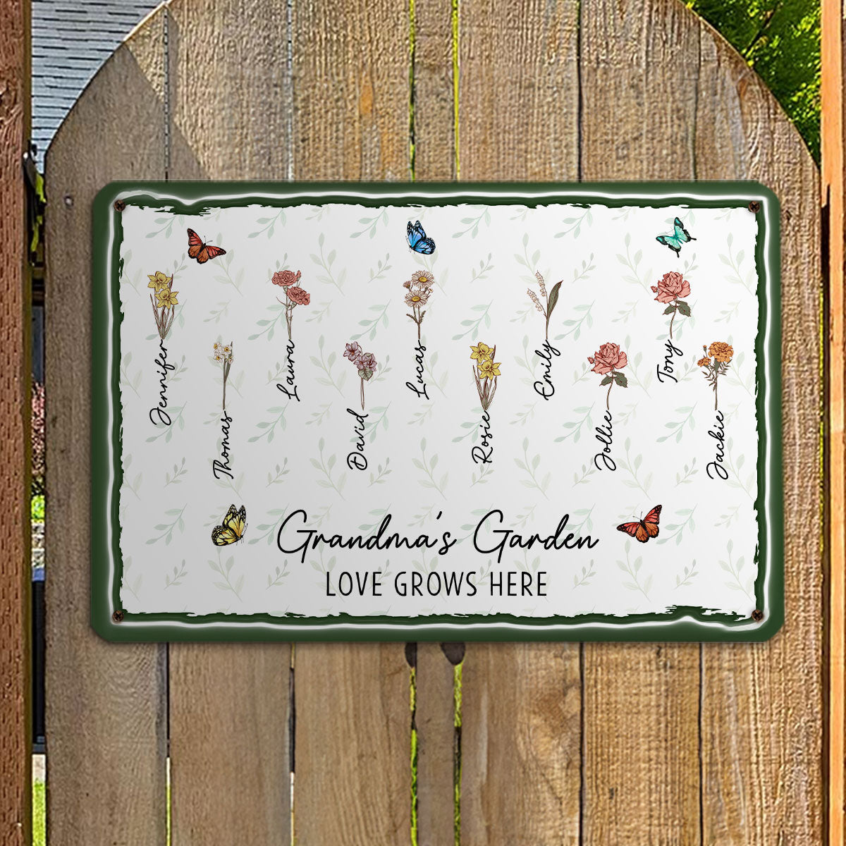 Custom Home & Wall Decor, Birthday & Christmas Gift • First Mom Now Grandma - Personalized 3D Inflated Effect Metal Sign