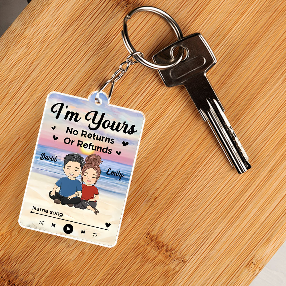Couple Favorite Song - Personalized Acrylic Keychain