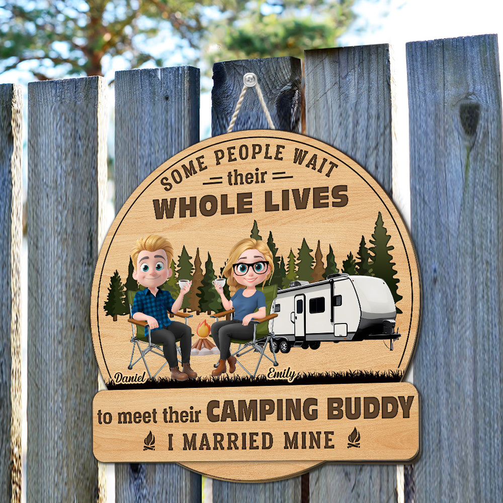 Custom Home & Wall Decor, Birthday & Christmas Gift • You Me And The Wild - Personalized Wood Sign
