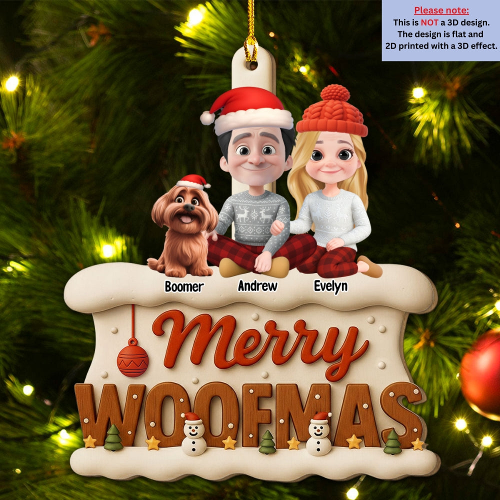 Custom Keepsake Christmas Ornament •  Just Want To Be Lazy - Personalized 3D Effect Wood Ornament