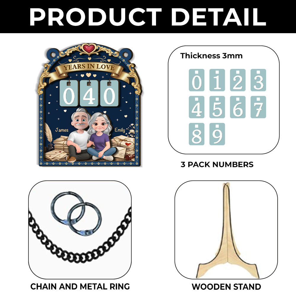 Forever In Love - Personalized Tracker Sign