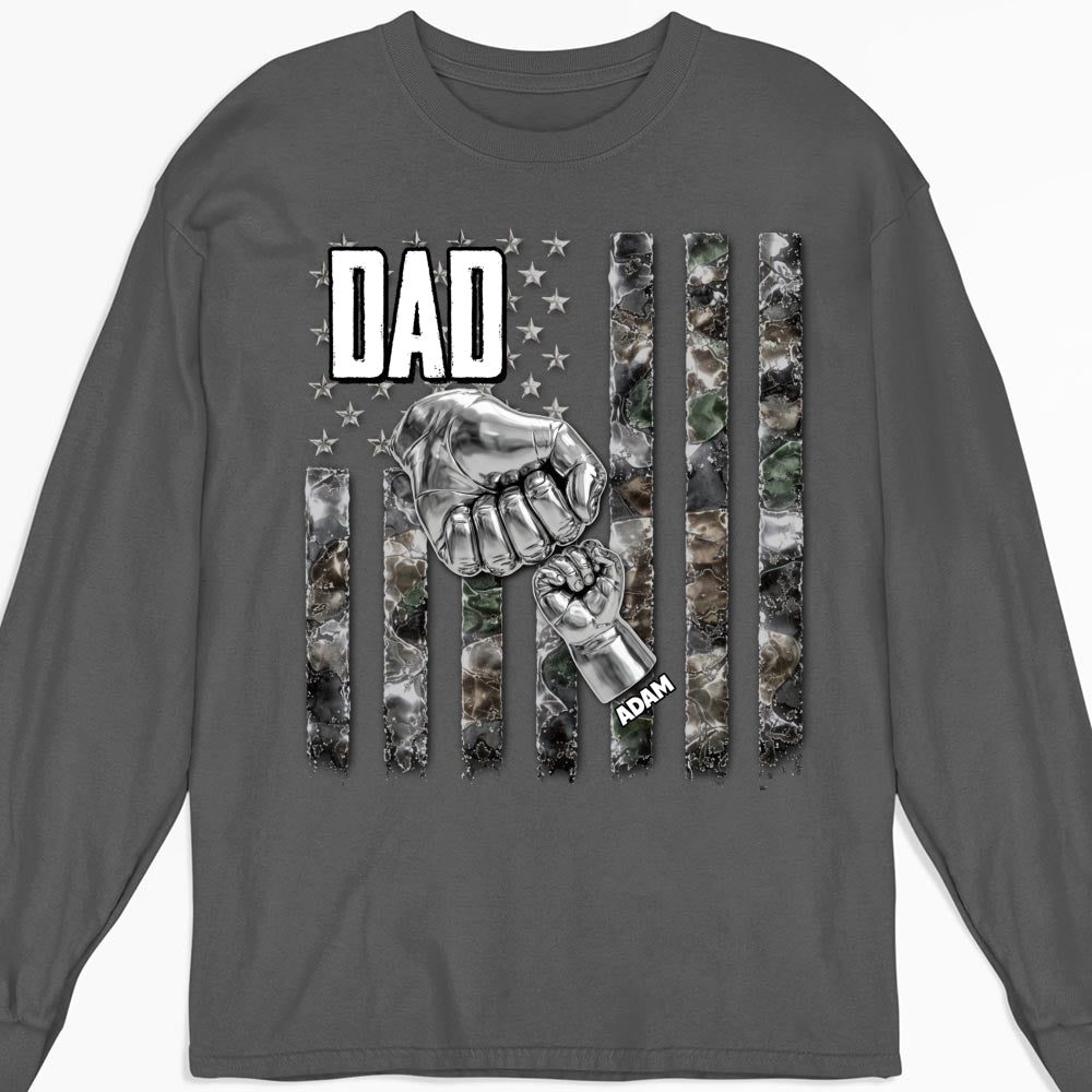 Custom Father's Day, Special Gift for Dad & Grandpa • Papa King - Personalized Shirt