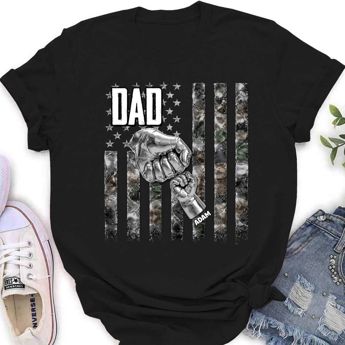 Custom Father's Day, Special Gift for Dad & Grandpa • Papa King - Personalized Shirt