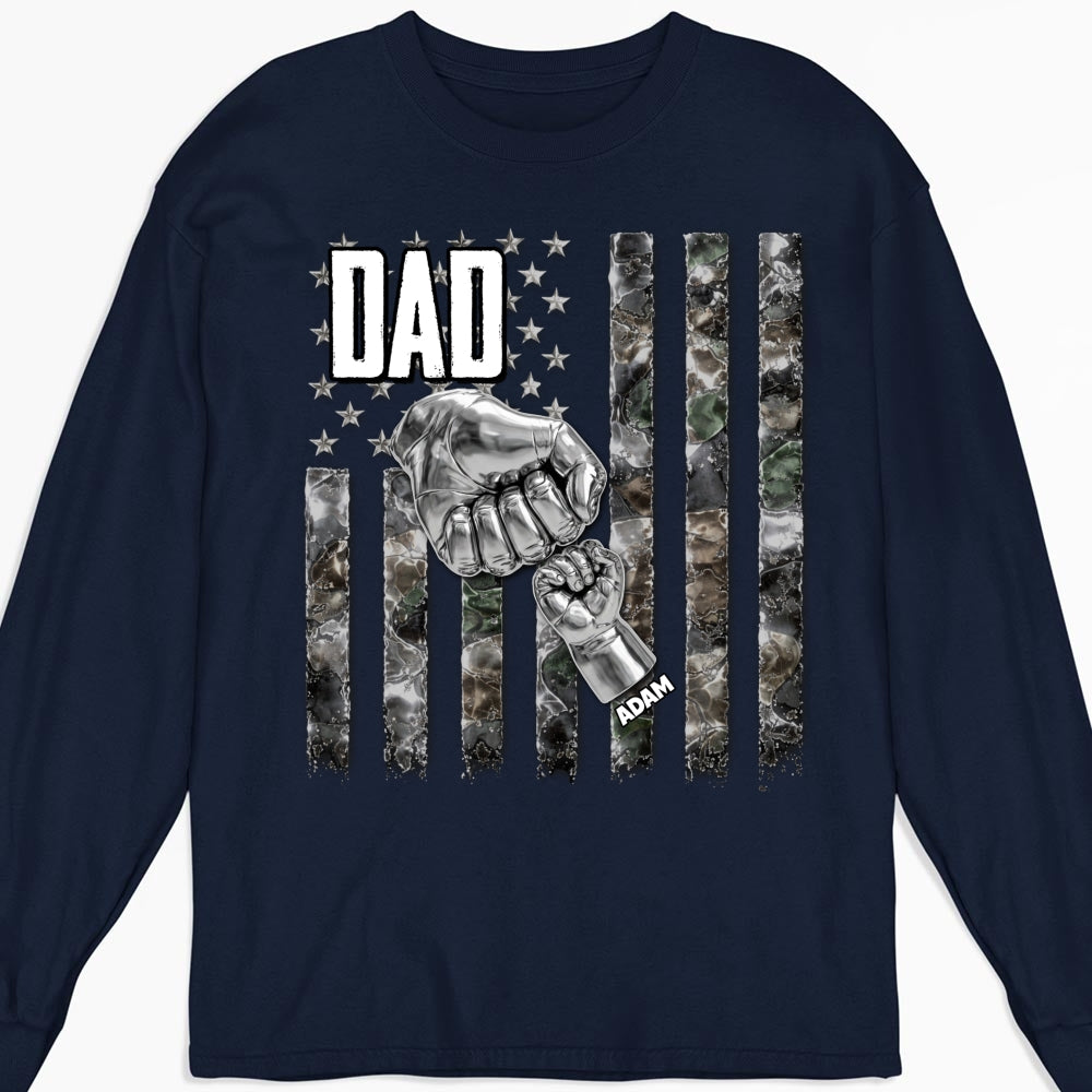 Custom Father's Day, Special Gift for Dad & Grandpa • Papa King - Personalized Shirt