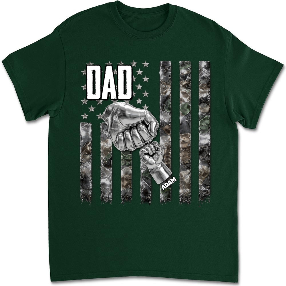 Custom Father's Day, Special Gift for Dad & Grandpa • Papa King - Personalized Shirt