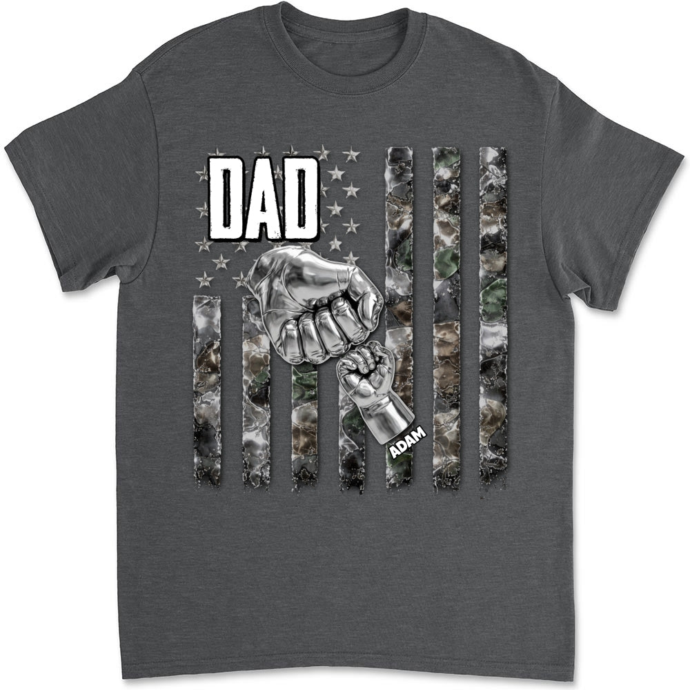 Custom Father's Day, Special Gift for Dad & Grandpa • Papa King - Personalized Shirt