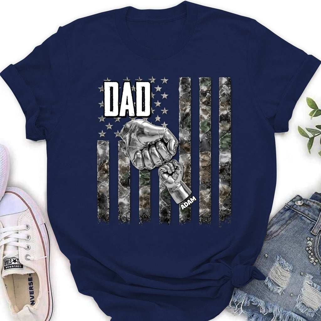 Custom Father's Day, Special Gift for Dad & Grandpa • Papa King - Personalized Shirt