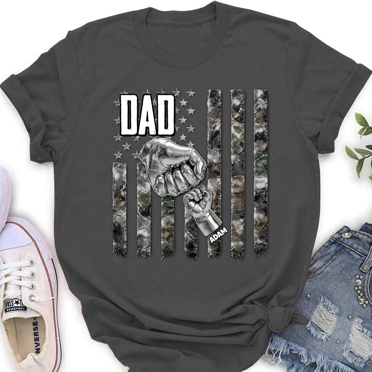 Custom Father's Day, Special Gift for Dad & Grandpa • Papa King - Personalized Shirt