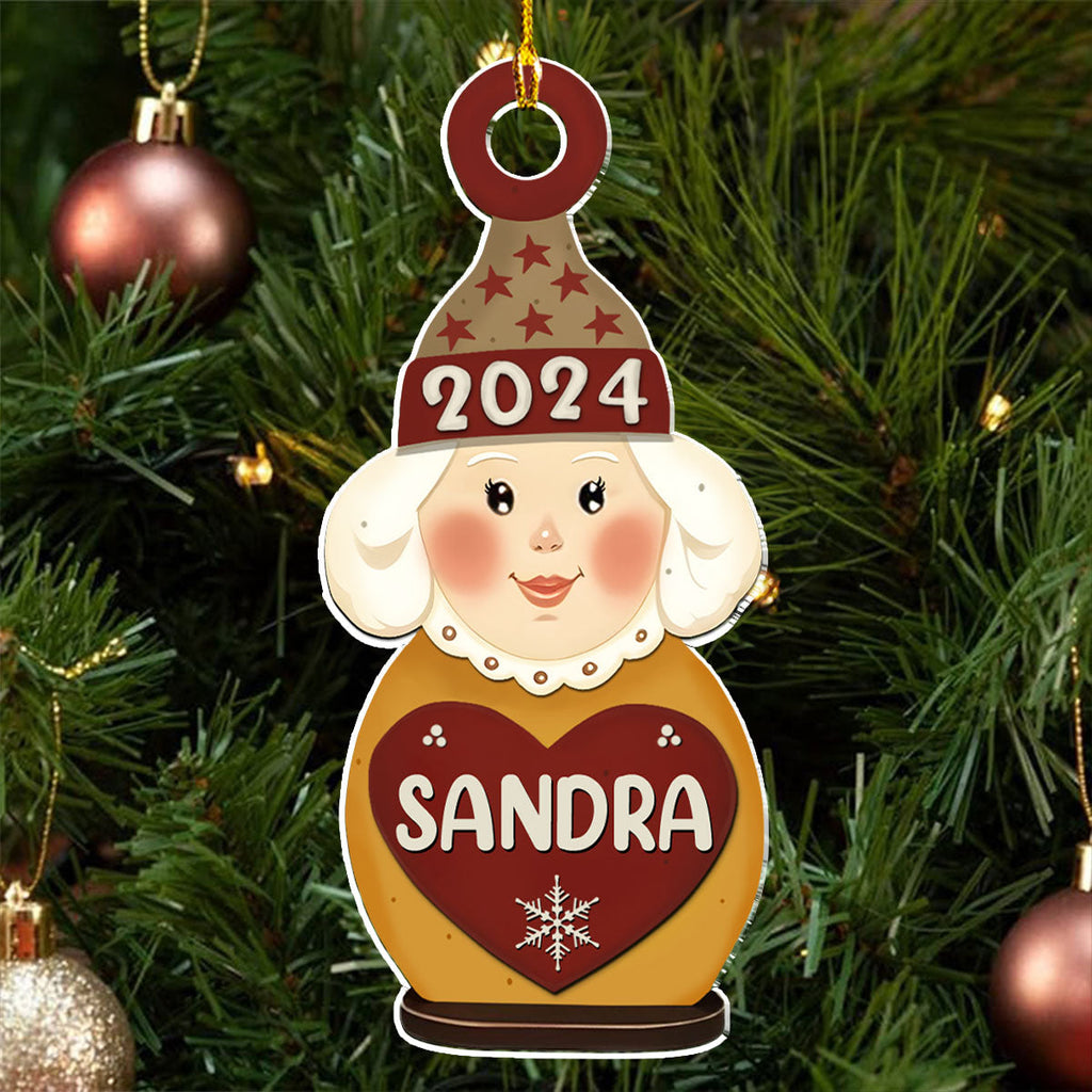 Custom Family Ornament, Christmas Gift for Family Members •  Merry Christmas Name - Personalized Acrylic Ornament
