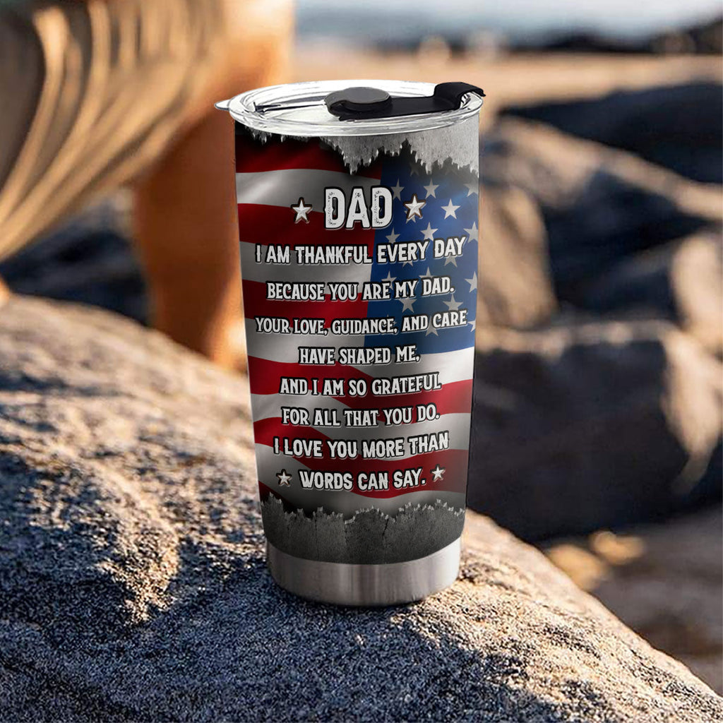 Custom Father's Day Birthday Gifts For Dad • You Have Shaped Me - Personalized 3D Effect Tumbler
