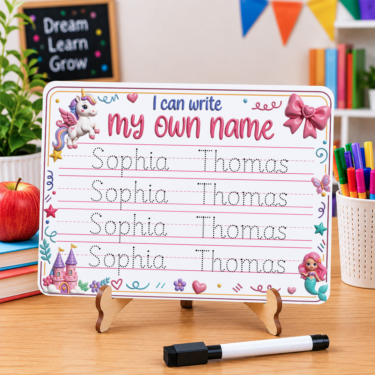 Write Name - Personalized Acrylic Tracing Board
