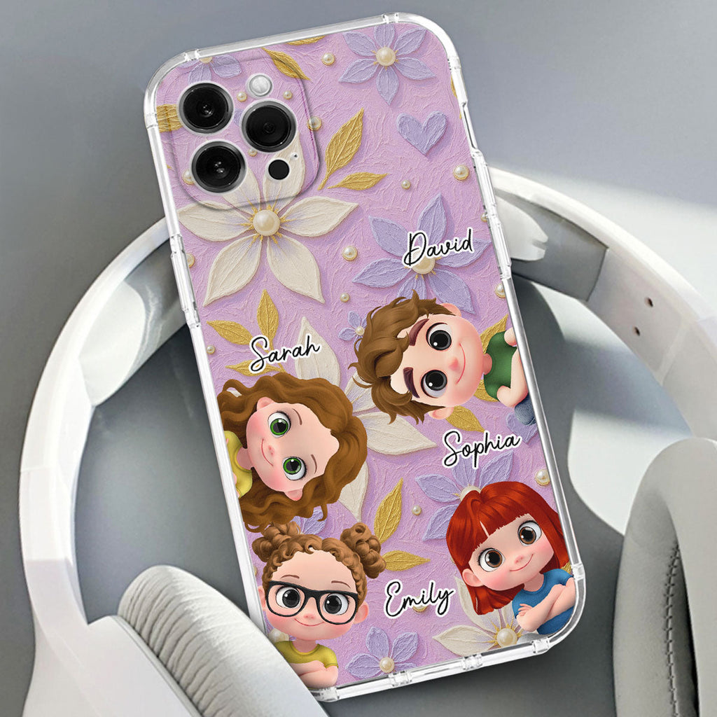 Purple Grandma - Personalized 3D Effect Phone Case