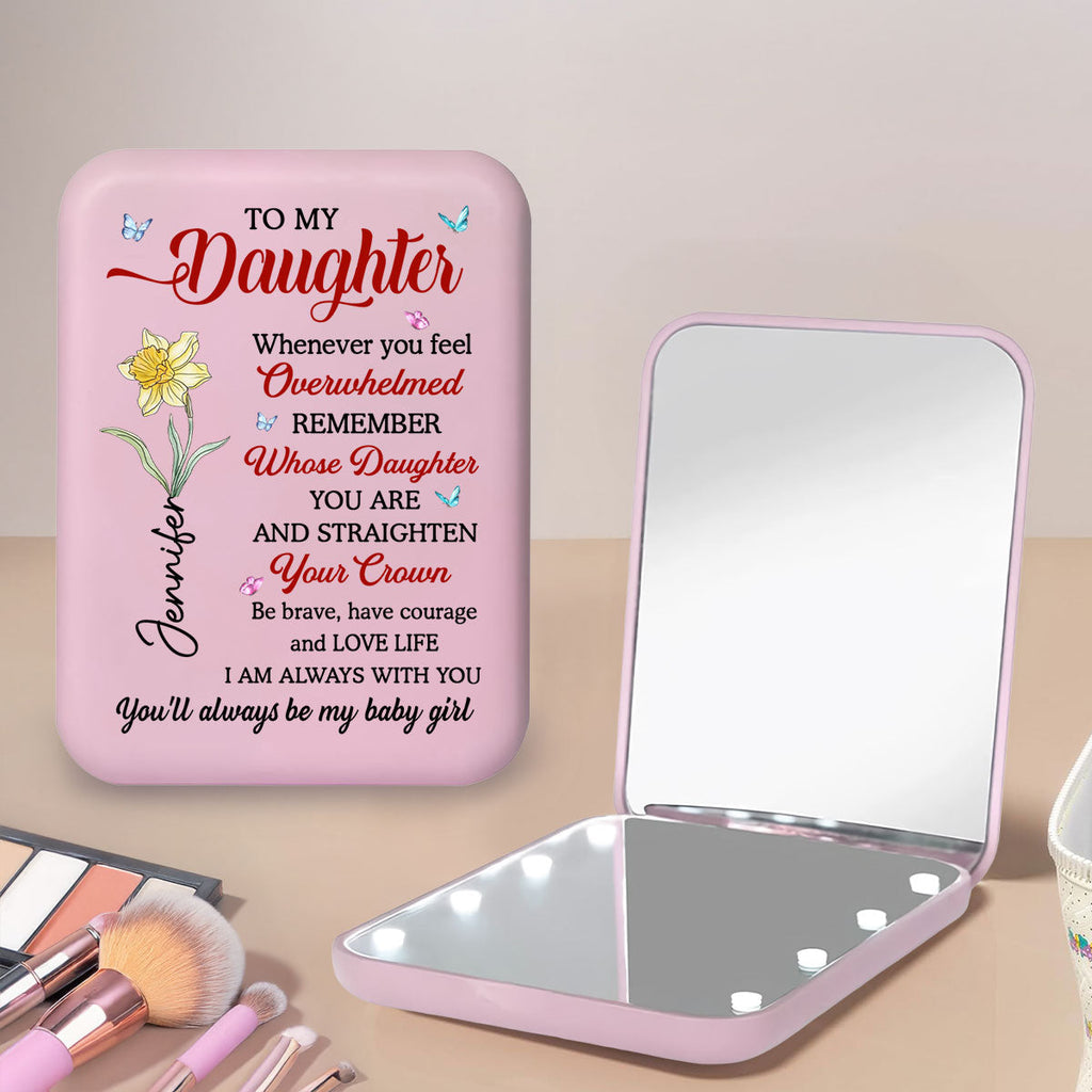 Be Brave - Personalized LED Pocket Mirror