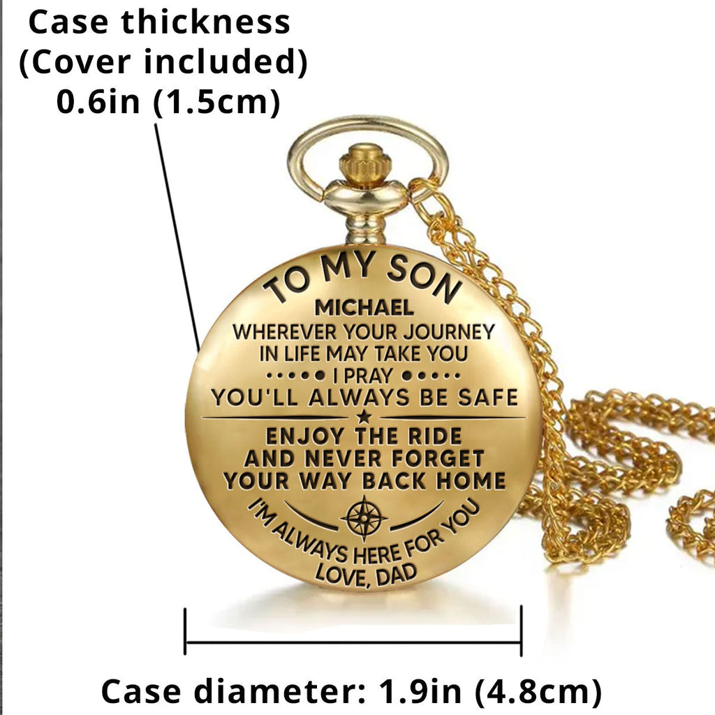 I Am Always Here For You - Personalized Pocket Watch