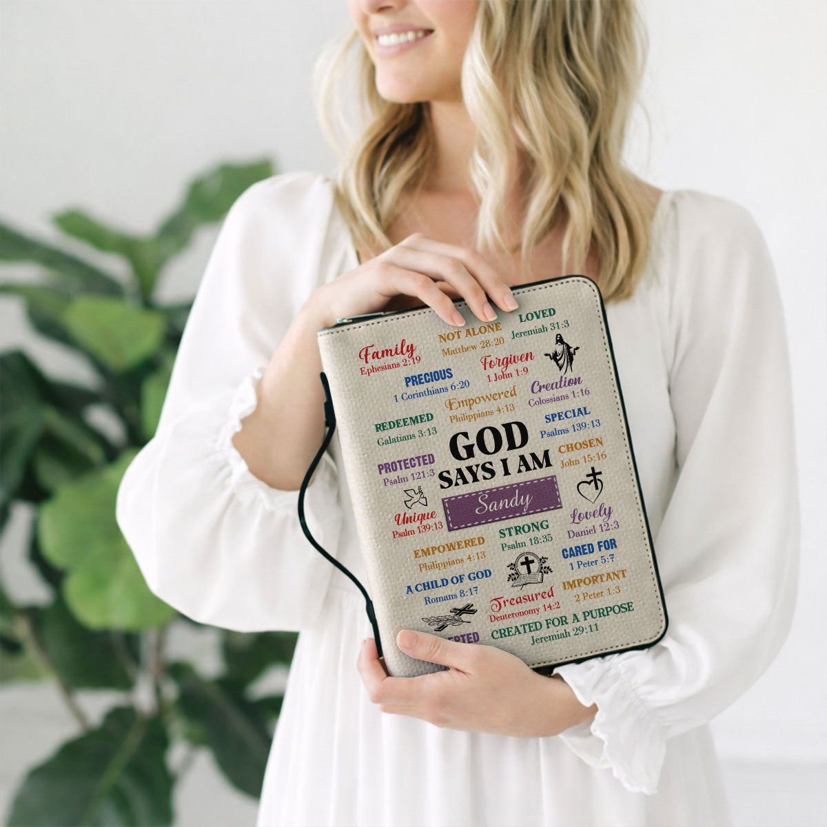 Covered By Grace - Personalized Bible Cover