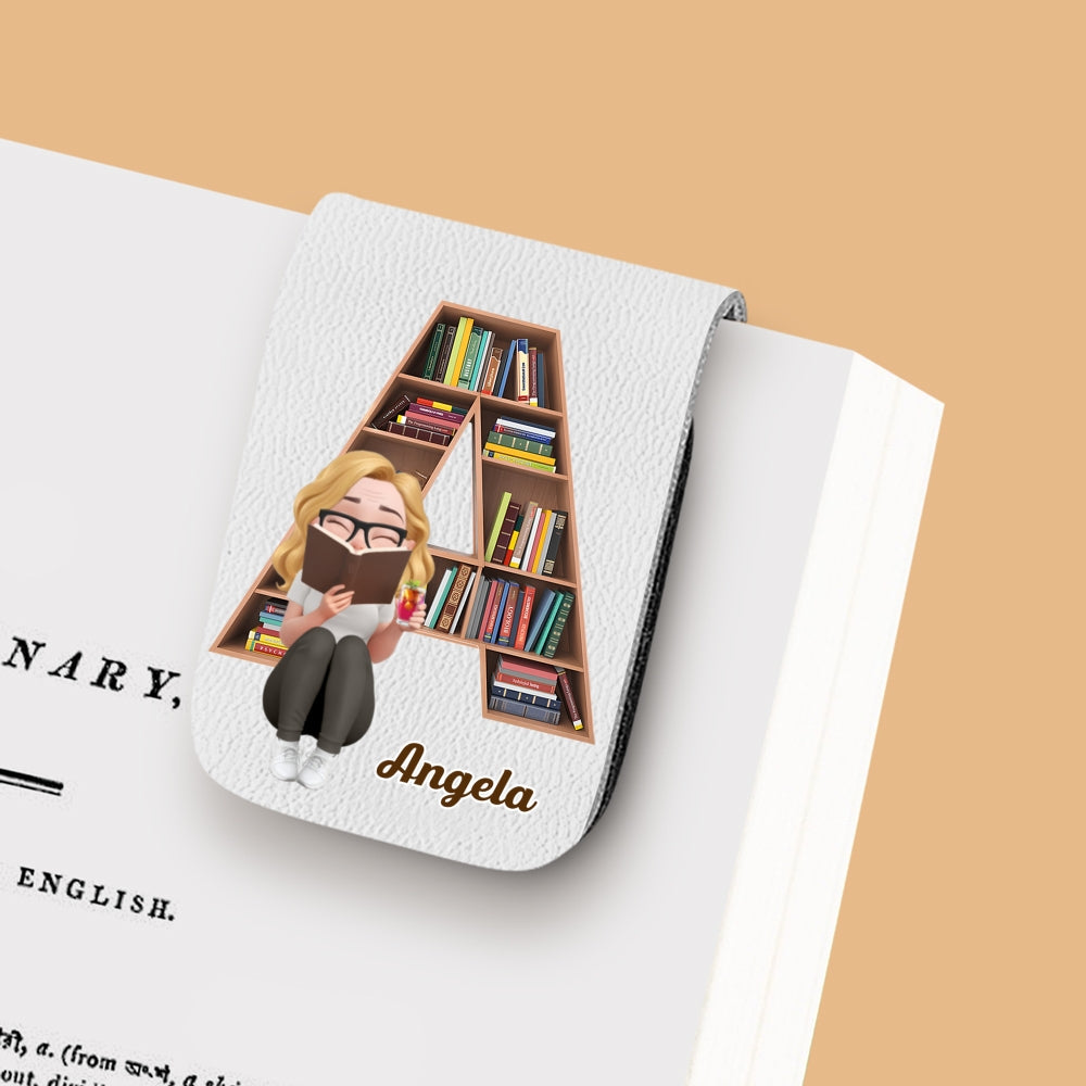 Custom Christmas Birthday Bookish Gifts For Book Lovers, Bookworms • Not A Nerd - Personalized Leather Bookmark