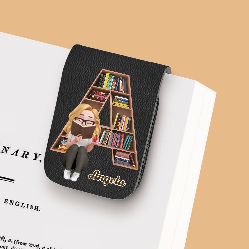 Custom Christmas Birthday Bookish Gifts For Book Lovers, Bookworms • Not A Nerd - Personalized Leather Bookmark