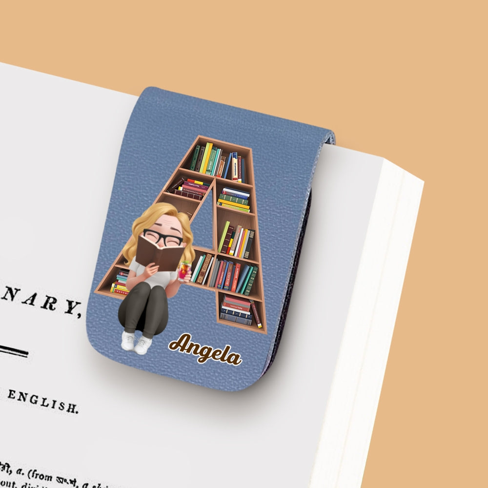 Custom Christmas Birthday Bookish Gifts For Book Lovers, Bookworms • Not A Nerd - Personalized Leather Bookmark