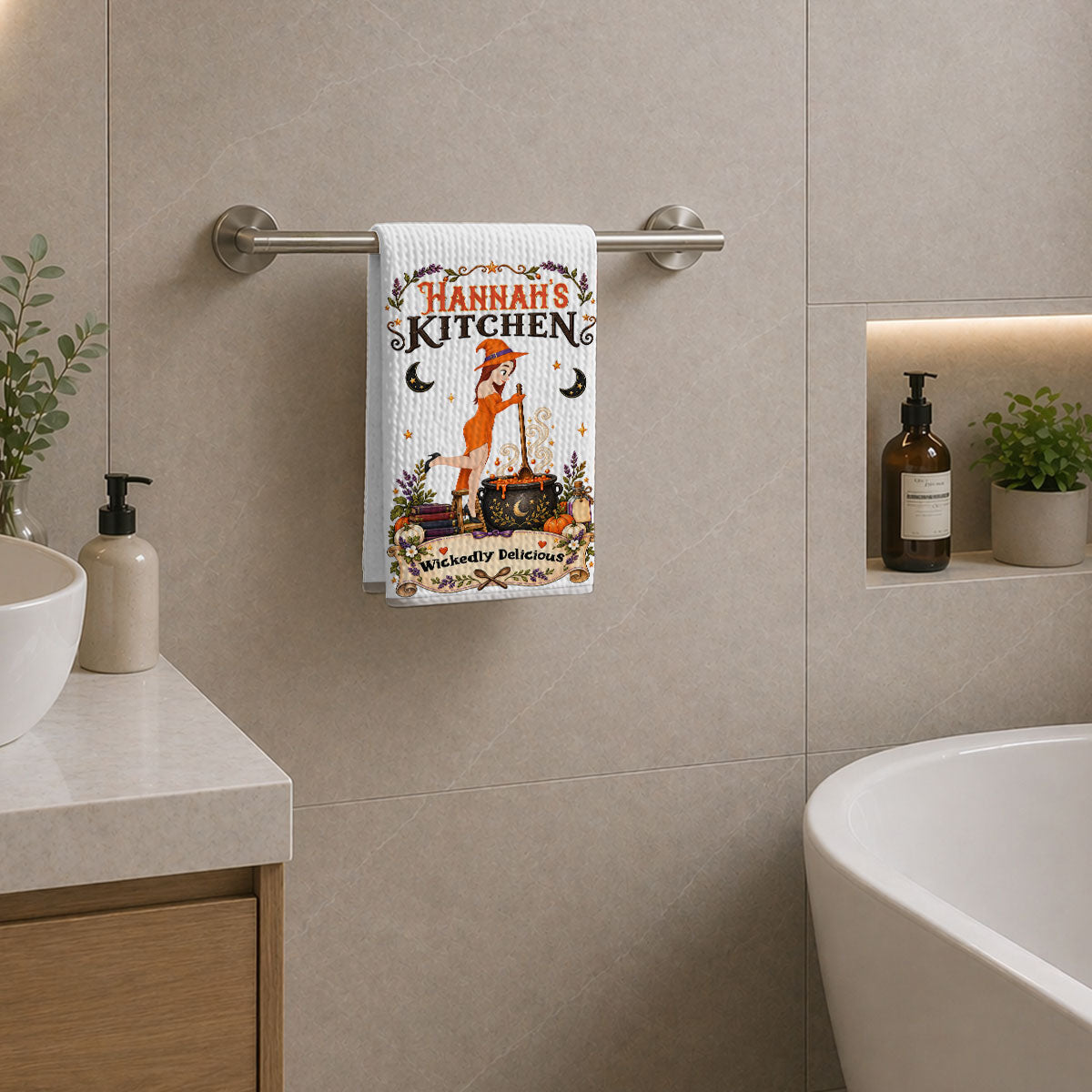 Wickedly Delicious - Personalized Kitchen Towel